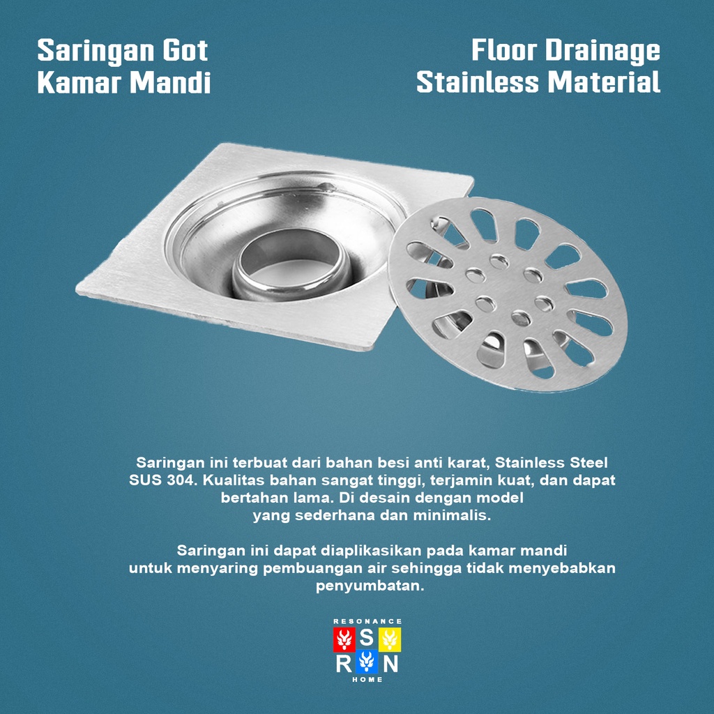 Penutup Saringan Got Bulat DRIP - SINGLE USE / Resonance Home