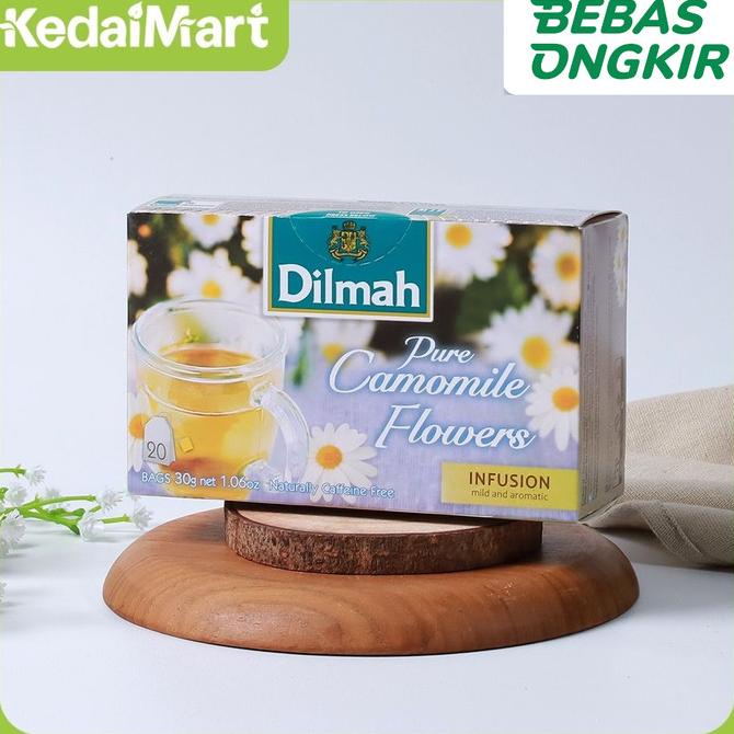 

Dilmah Pure Camomile Flowers Tea isi 20