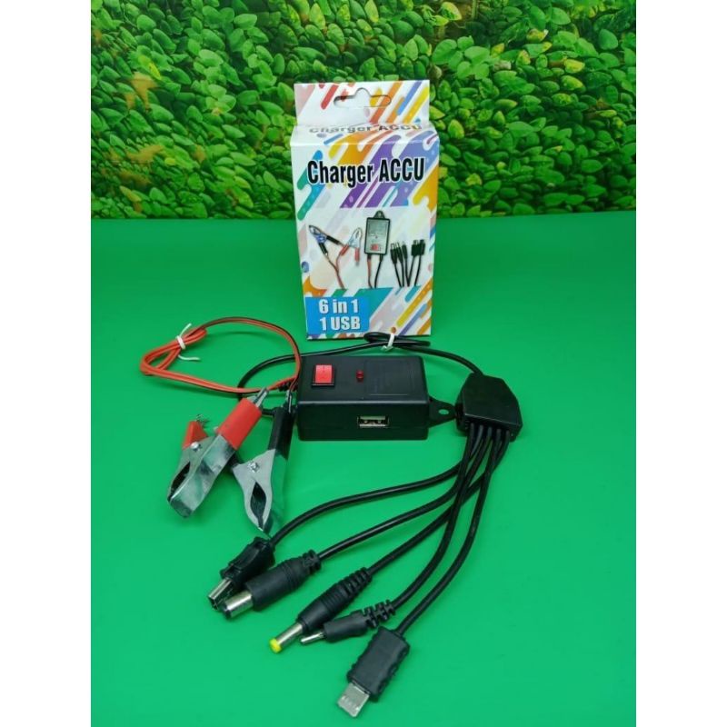 Charger  Aki 6in1 1USB