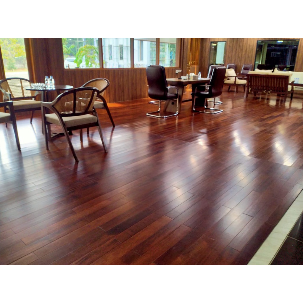 Parket/Lantai Kayu Solid Merbau - Flooring Kayu Merbau UV Coating