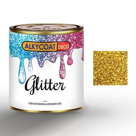 CAT GLITTER - ALKYCOAT DECO (WARNA GOLD / EMAS GL02)