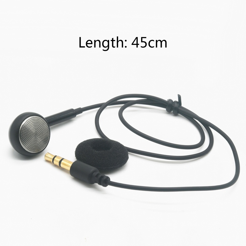 Btsg Headset Earphone Kabel Stereo Heavy Bass Dengan Noise Cancelation + Jack 3.5mm Untuk Smartphone
