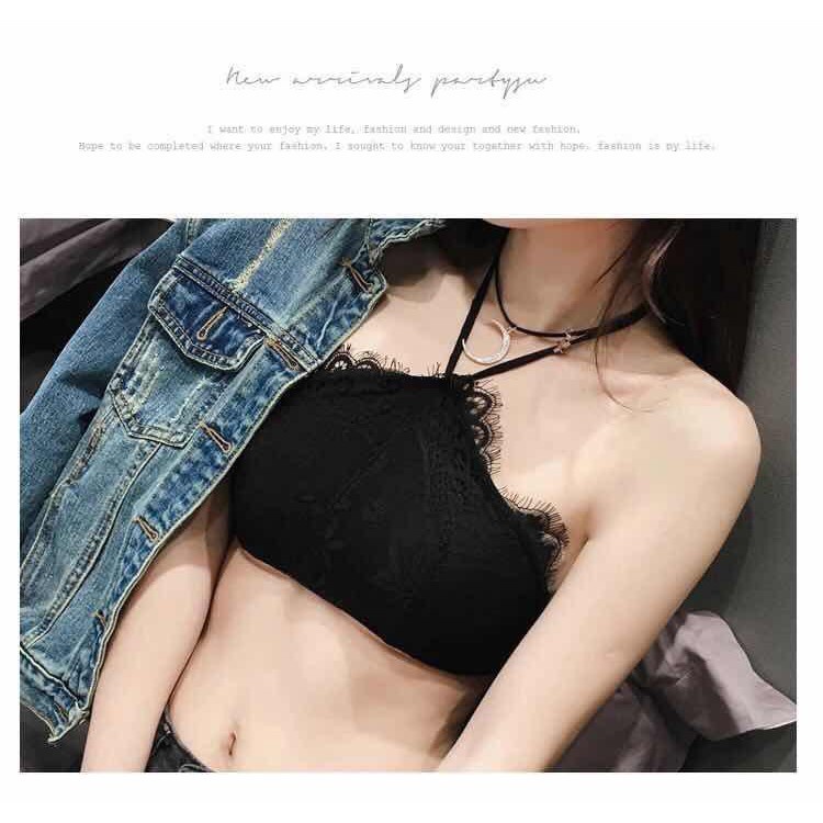 Chelyne BH Bralette T9617 Bahan Kaos Variasi Brukat