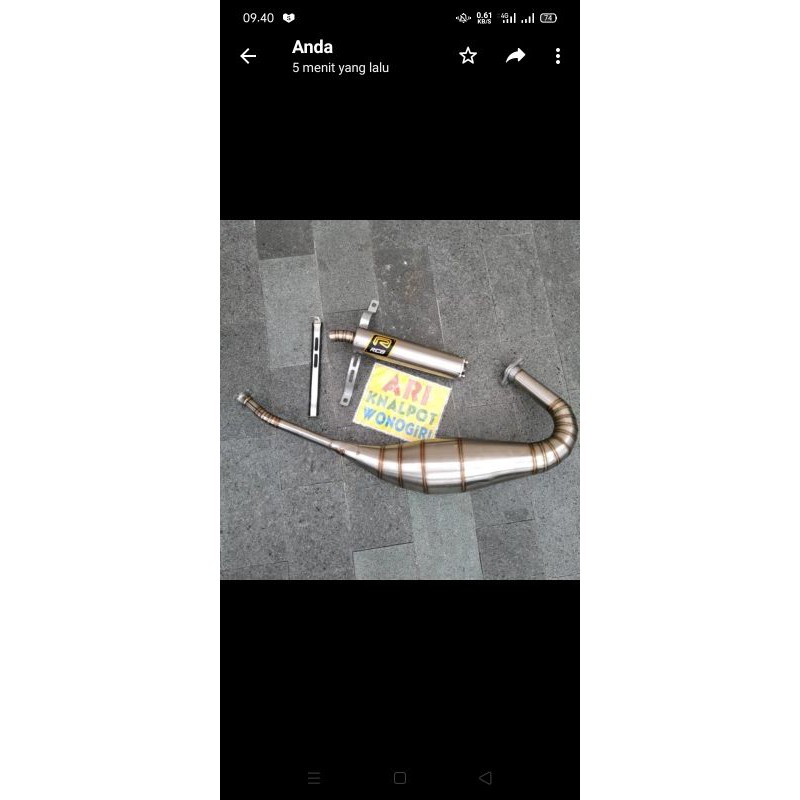 Knalpot RCB NINJA RR SS R KNALPOT NINJA COMPETISI KNALPOT RACING RCB NINJA RR SS R