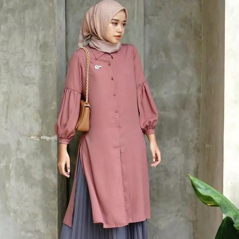 Termurah ⭐Dianara Tunik / tunik jumbo / pakaian wanita / tunik terbaru / size L XL