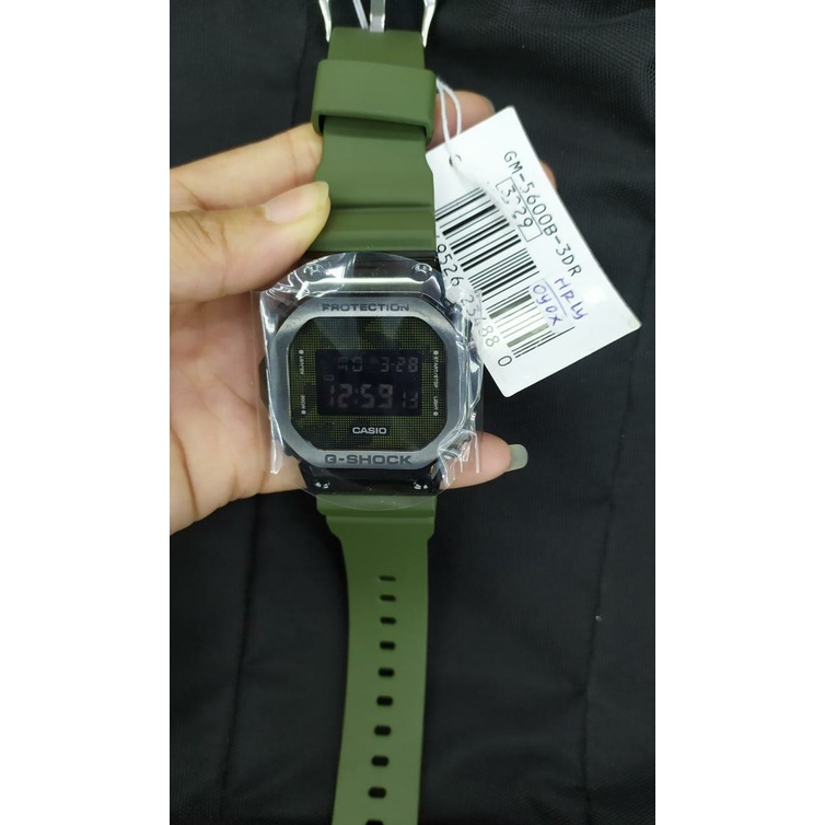 CASIO G-SHOCK GM-5600-1DR JAM TANGAN PRIA/WANITA ORIGINAL GARANSI 2 TAHUN