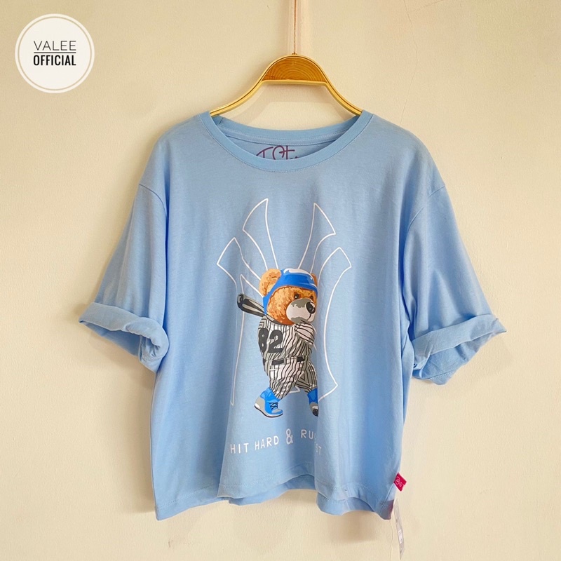 (COD)CROPTOP TEE/KAOS OVERSIZE COMBAD 30s/kaos croptop