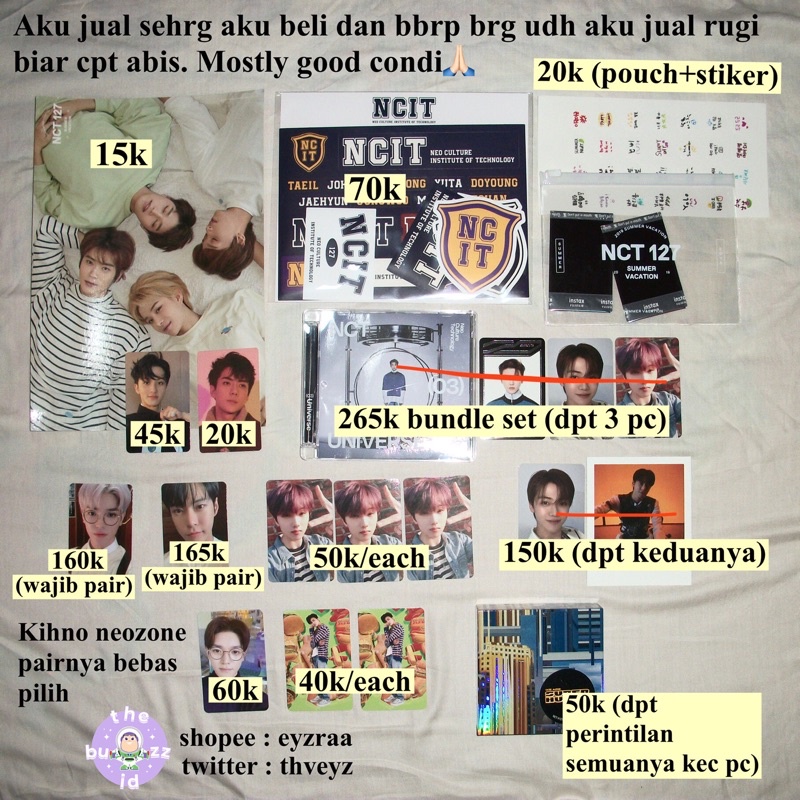 NCT Album Taeyong Kihno neozone taeyong ar selca mark agent jeno caf mark cafe doyoung event jisung 