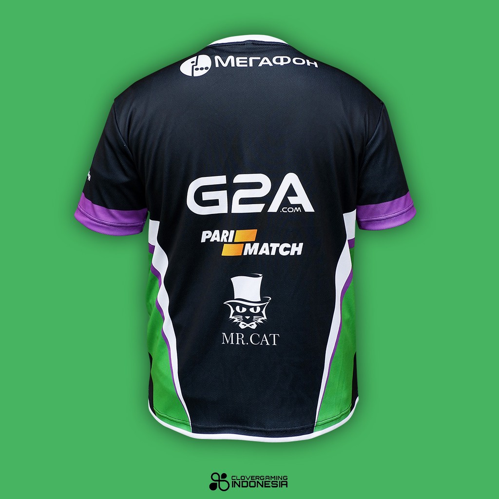 Jersey Team Virtus Pro Green - Premium Apparel Team Gaming