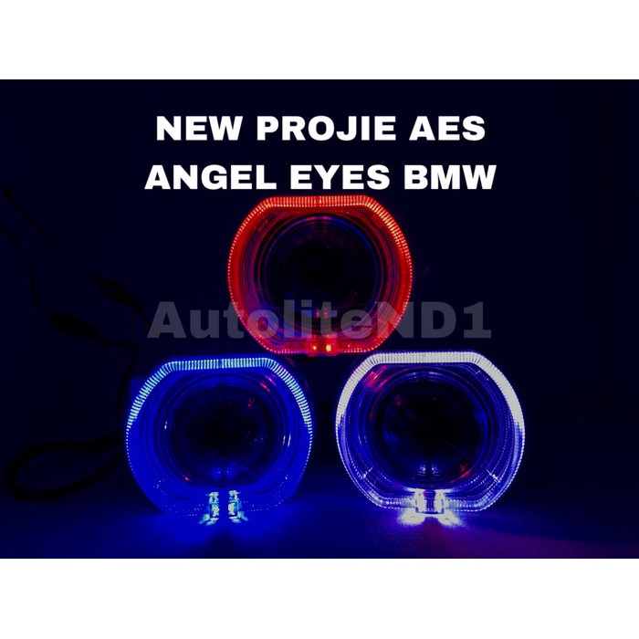 PROJECTOR PROJIE HID AES ANGEL EYES BMW ORI (pcs)