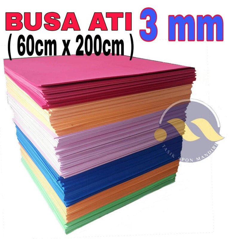 Eva Spon // Busa Ati // Foam Art // Busa Ati 3mm (60cm x 200cm)