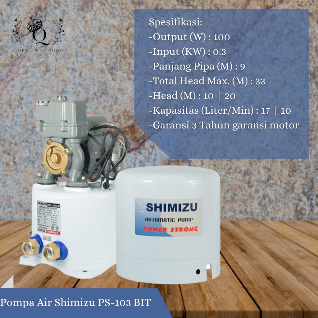 Pompa Air Shimizu PS-103 BIT