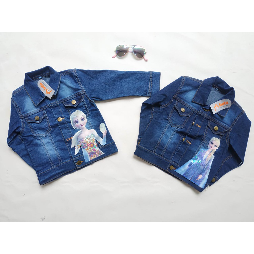 JAKET JEANS ANAK PEREMPUAN LED / JAKET ANAK PEREMPUAN / JAKET LEVIS ANAK