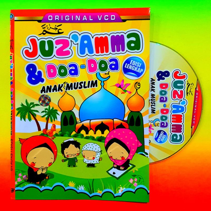 KASET VIDEO DISC ORIGINAL EDUKASI BELAJAR JUZ AMMA DAN DOA DOA ANAK MUSLIM - TUNTUNAN BELAJAR ANAK