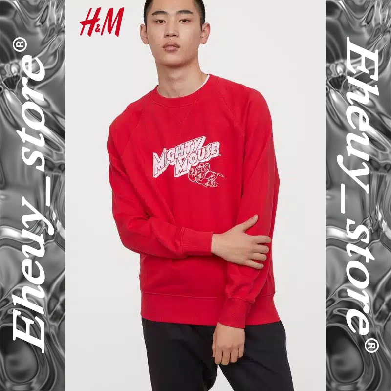 Crewneck H&amp;M Harvard Nothing to do Mighty mouse Michigan Sweater H&amp;M original crewneck h&amp;m terlaris