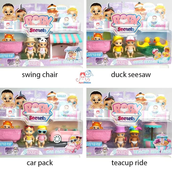 baby secrets car pack