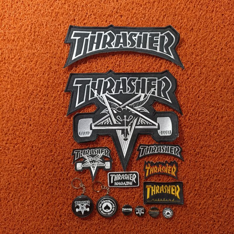 BACKPATCH BORDIR THRASHER SATU SET PREMIUM