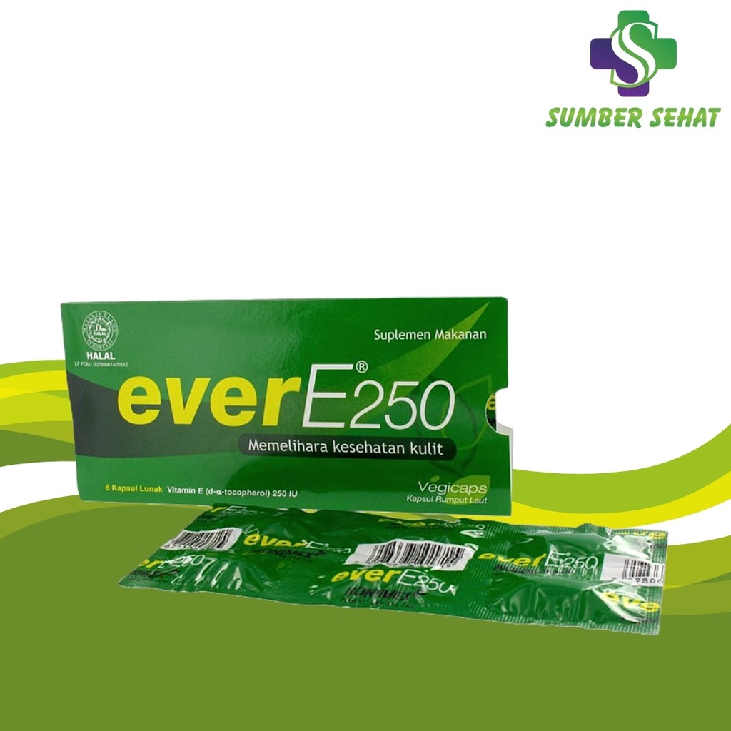 EVER E 250 IU STRIP 6 KAPSUL