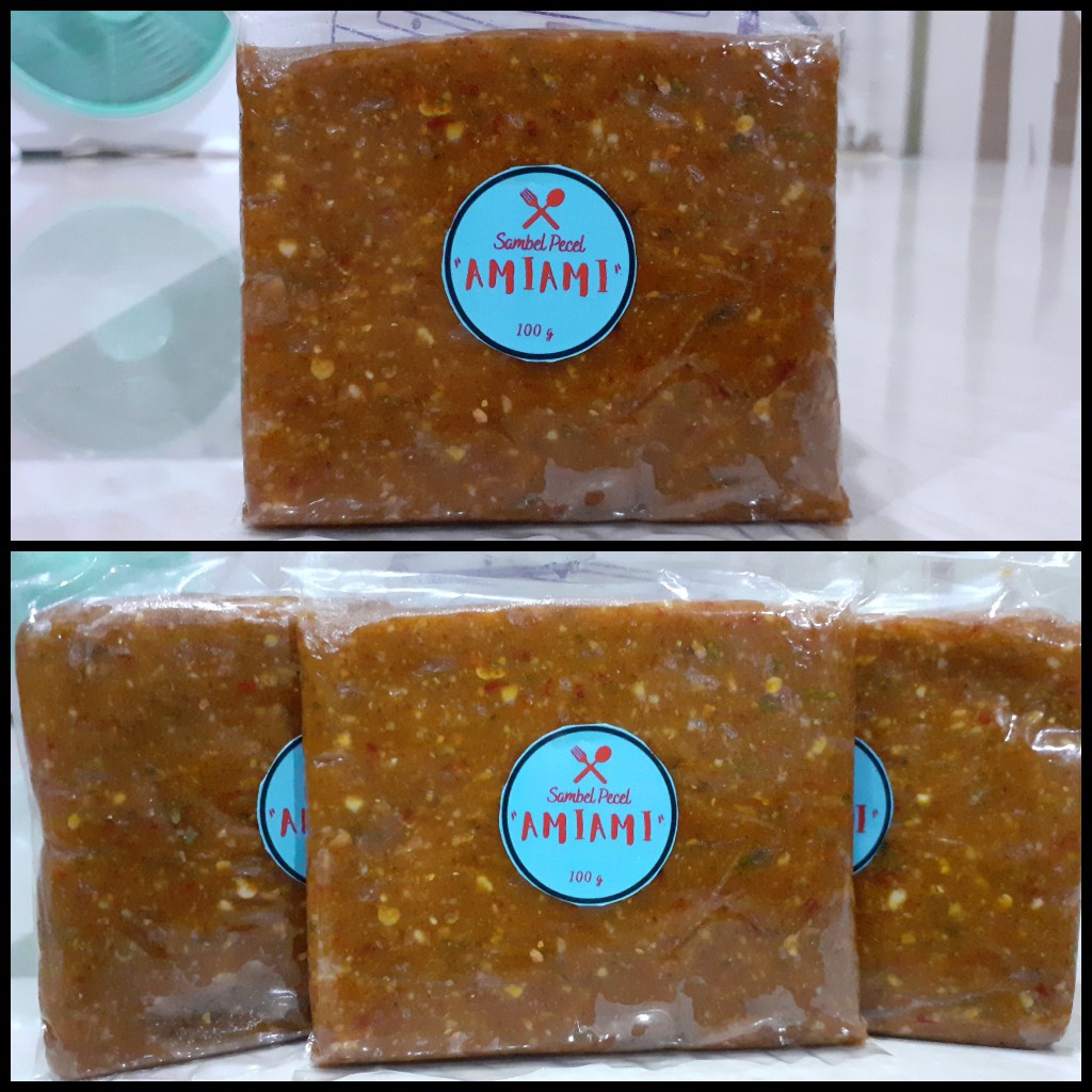 

[100gram] Sambel Pecel Sangrai Khas Mojokerto Cap "AMIAMI