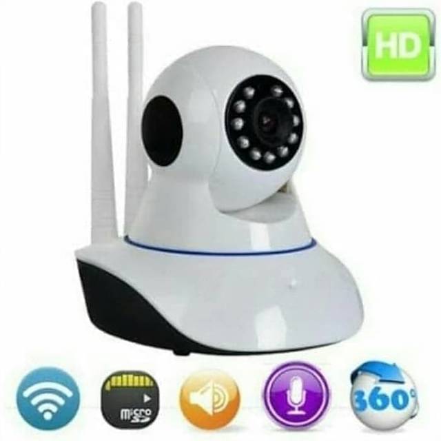 CAMERA CCTV 3 ANTENA WIFI 720P FULL HD V380 KAMERA CCTV