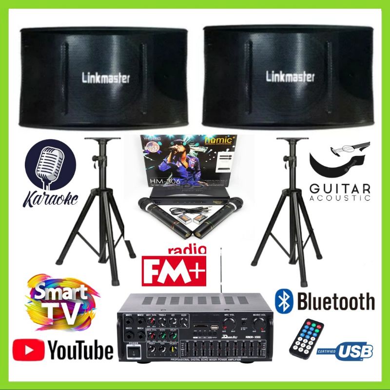 Paket Karaoke Linkmaster 10 Inch Upgrade Single Mic Wireless Karaoke Smart Tv Youtube