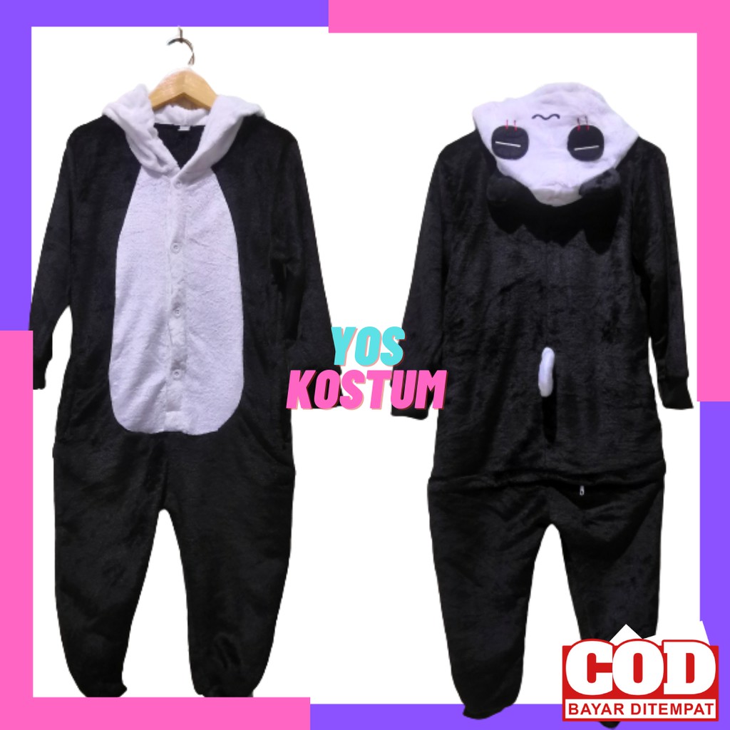 Kostum Lucu Anak Panda Import Baju Tidur Cosplay Animal Binatang Hewan Costume Premium Quality