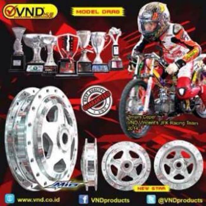 Diskon Tromol Belakang Vario Tromol Belakang Beat VND Slim Drag Bintang