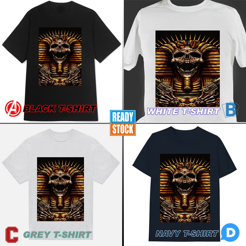 Skull Pharaoh Tattoo Tshirt