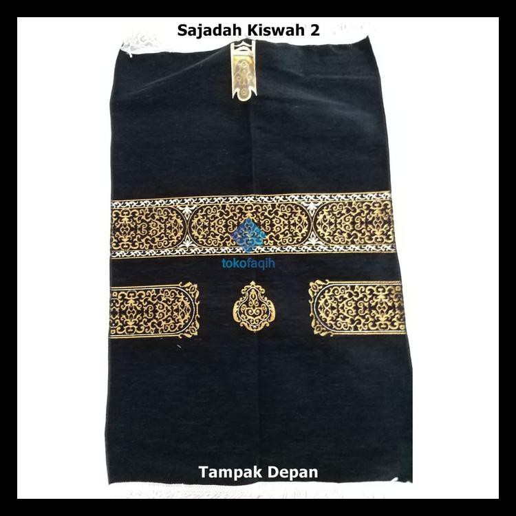 TERBARU SAJADAH KISWAH PREMIUM DARI MESIR MOTIF DINDING KA'BAH 