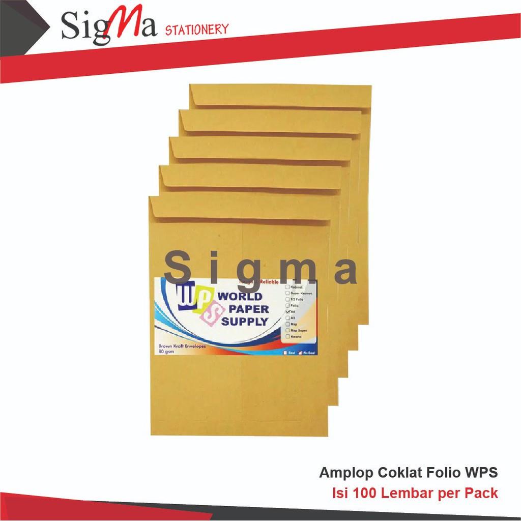 

RB Amplop Coklat Folio BRIO TRICOM NAMAS MDM GARDA (Pack)