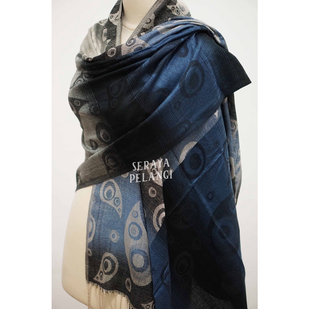 Pashmina Cashmere Keong 33 | Pasmina Motif | Selendang | Scarf | Syal | Shawl | Souvenir | Hadiah Ulang Tahun | Birthday Gift | Aksesoris Fashion | Import Quality | Grosir Murah