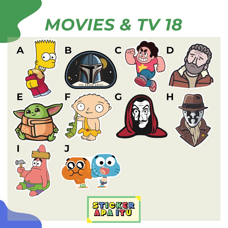 

Sticker Single Movies 18