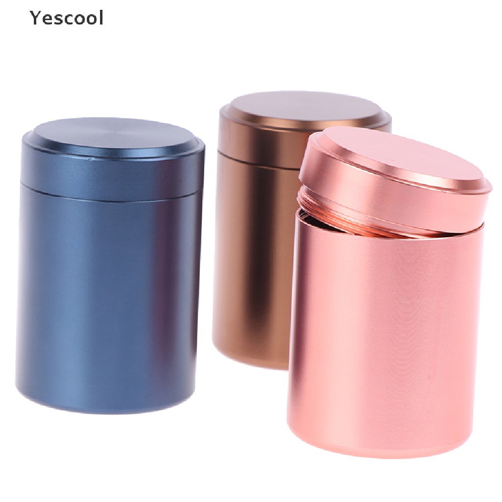 Yescool 1pc Toples Teh Herbal Kedap Udara Bahan Aluminum