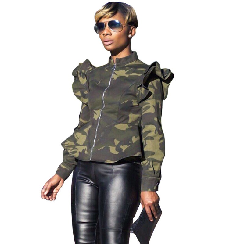 women's plus size olive green jacket