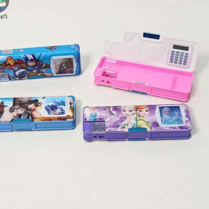 

BOS Kotak Pensil Magnet Kalkulator/Tempat Pensil/Pencil Case