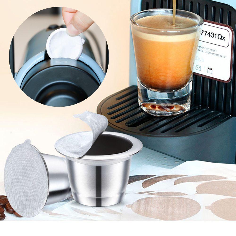 Solighter Coffee Capsule Home Espresso Sendok Kopi Brush Reusable Pods