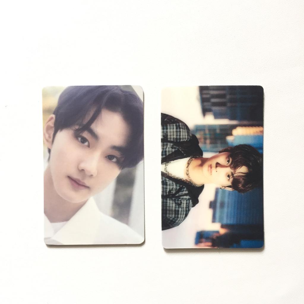 Photocard Jungwon border Japan Standart putih & Lenti Bundle