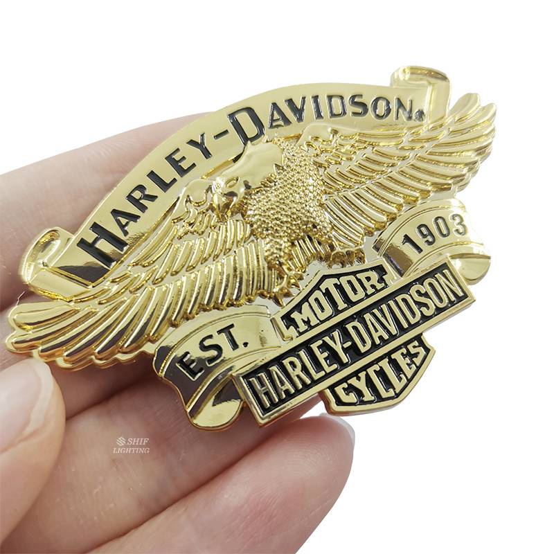 1 X Metal HARLEY DAVIDSON Motor Auto Bike Decorative Emblem Badge Sticker Decal Harley Eagle