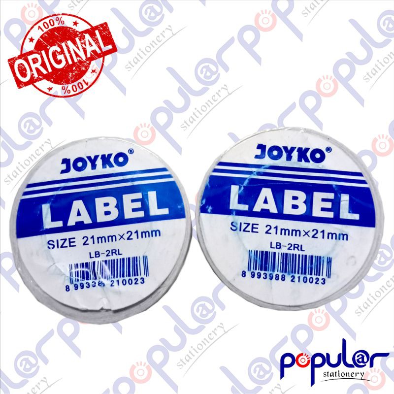 

Label Roll Joyko Single Putih