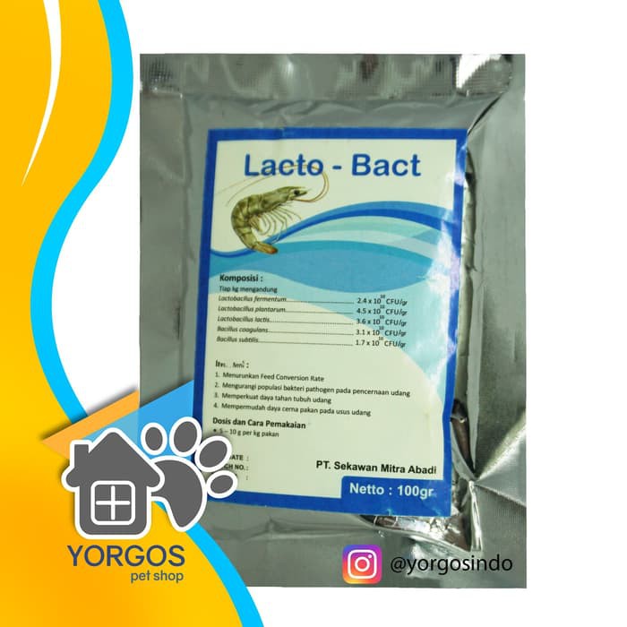 

Probiotik Ikan dan Udang Lactobacillus Lactobac 500 gram