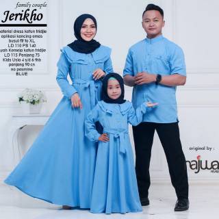  Baju  pasangan ibu  ayah dan  anak  gamis ibu  anak  dan  koko 