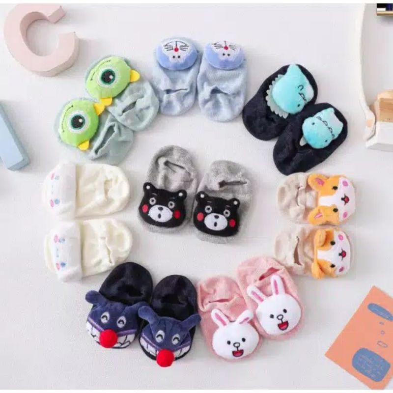 Kaos Kaki Bayi Karakter / Kaos Kaki Bayi Korea / Kaoskaki Bayi Anti Slip