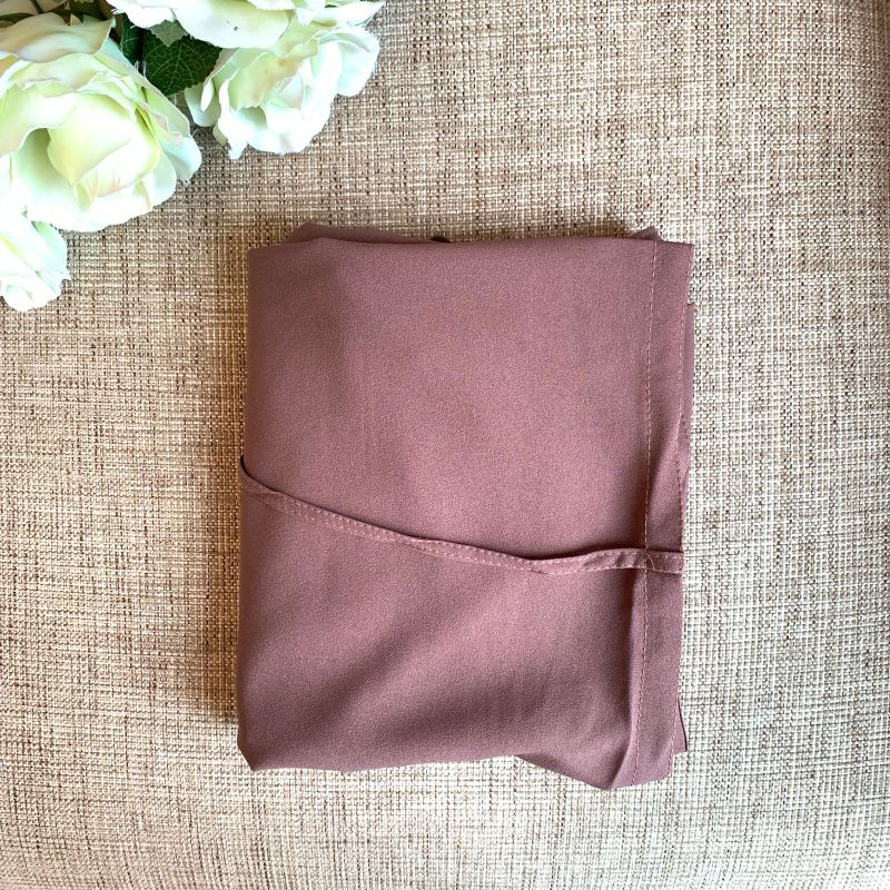 BERGO MARYAM DIAMOND |  | BERGO JUMBO | BERGO POLOS | HIJAB INSTAN | BERGO INSTAN | ORI|AZZURA-Coklat pramuka