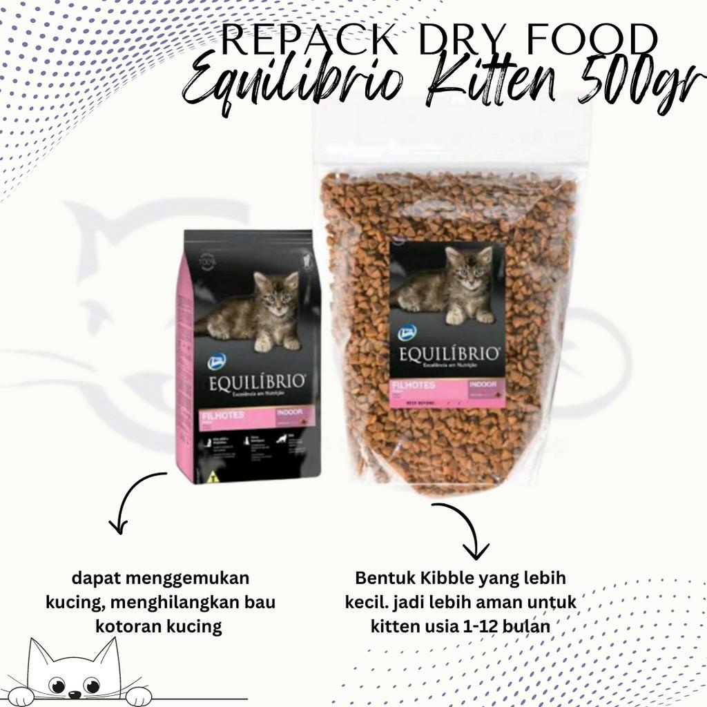 MAKANAN KUCING EQUILIBRIO KITTEN 500 GR 500GR REPACK