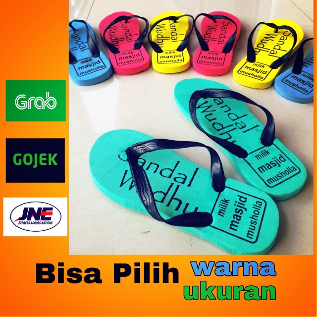 sandal wudhu wakaf sandal masjid