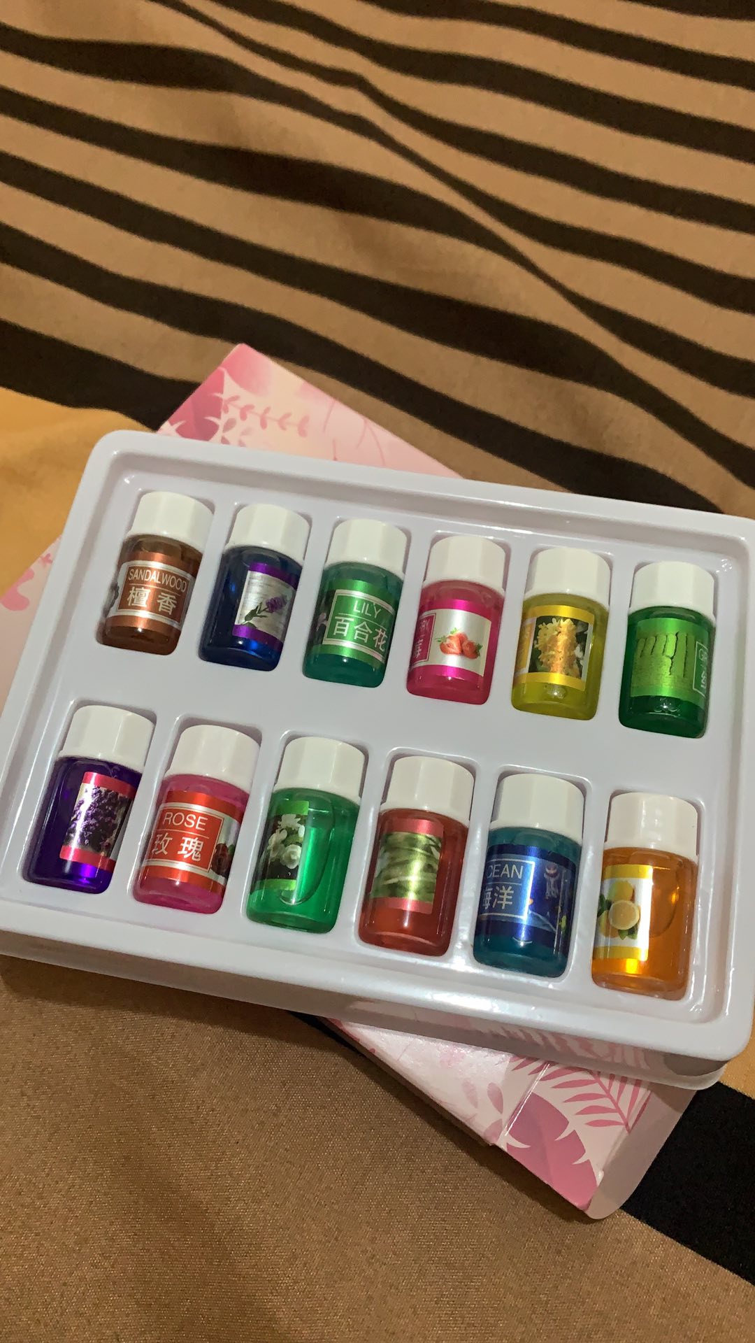 Aromatherapy Essential Oilhumidifier Minyak Esensial Difuser 6pcs 5 Ml/12 Pcs 3ml Mixing