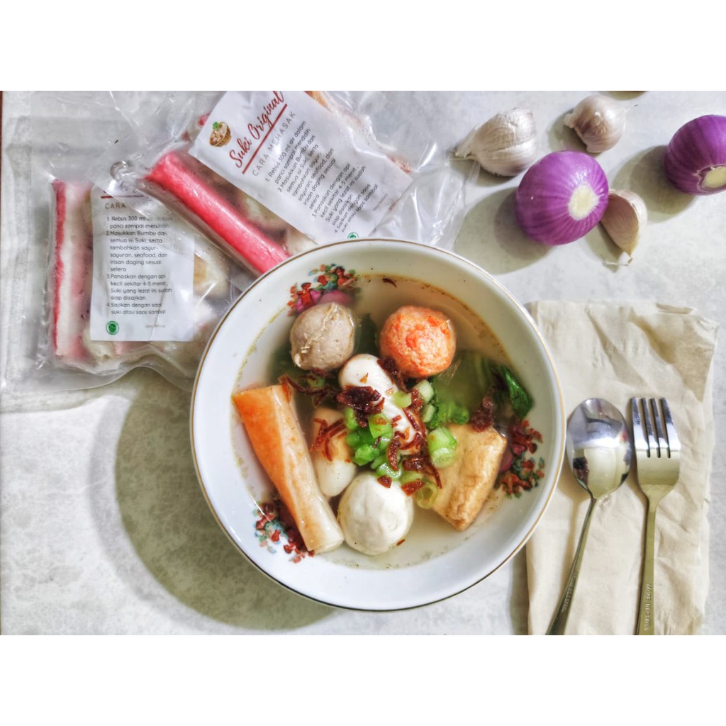 

SUKI INSTAN ENAK RASA ORIGINAL/KALDU AYAM/ ORIGINAL SUKI/STEAMBOAT ORIGINAL