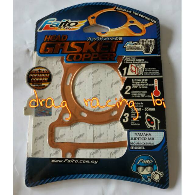Paking blok motor mx. Vixion . Faito 60 mm