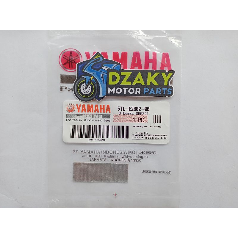 Protector Heat Yamaha Mio Sporty Smile, Mio Soul, Fino karbu Original 5TL-E2682-00