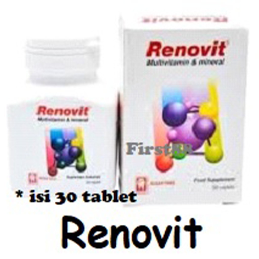 RENOVIT Multivitamin dan Mineral isi 30 tablet